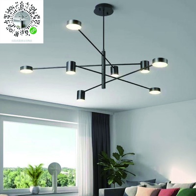 北歐現(xiàn)代簡約創(chuàng)意個(gè)性客廳咖啡廳餐廳大廳臥室藝術(shù)可旋轉(zhuǎn)角度吊燈