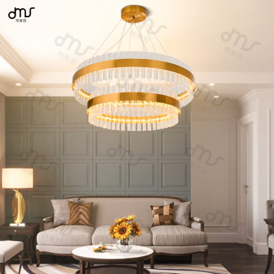 北歐輕奢客廳吊燈簡約大氣個性臥室書房燈具后現代創意別墅水晶燈