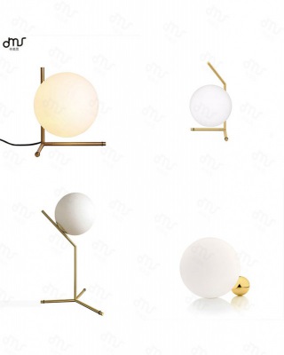 現代圓球臺燈北歐簡約創意個性