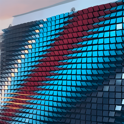 機(jī)械矩陣動(dòng)態(tài)翻轉(zhuǎn)屏