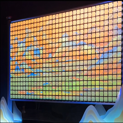 機(jī)械矩陣動(dòng)態(tài)翻轉(zhuǎn)屏