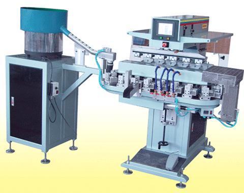 全自動(dòng)尺碼夾移印機(jī)自動(dòng)上下料衣架粒移印機(jī)
